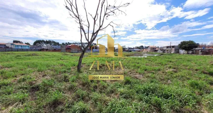 Terreno plano com 8500 m2, em 03 ruas, proximo a escolas e centro esportivo