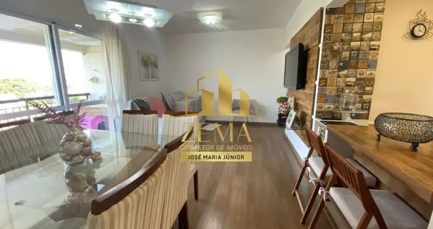 Apto 03 dorms, 100m2, condomínio completo,  ex. padrão. varanda churrasquei