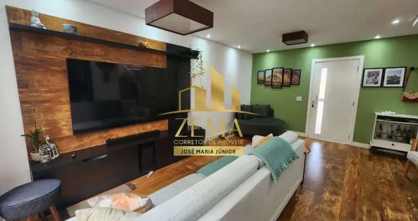 Sobrado em condomínio, 120m2, 03 dorms, 02 vagas, espaço gourmet