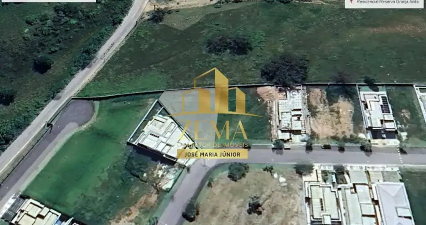 Terreno granja anita, condomínio, 640m2, maior padrão, projeto já pronto.