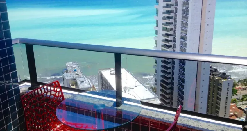 Belíssima vista para o mar. andar super alto, bem ventilado, mobiliado completo.