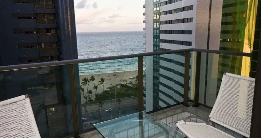 Apartamento no PINA | 126m² | 4 quartos | varanda com vista mar | 40m da praia | 2 vagas.