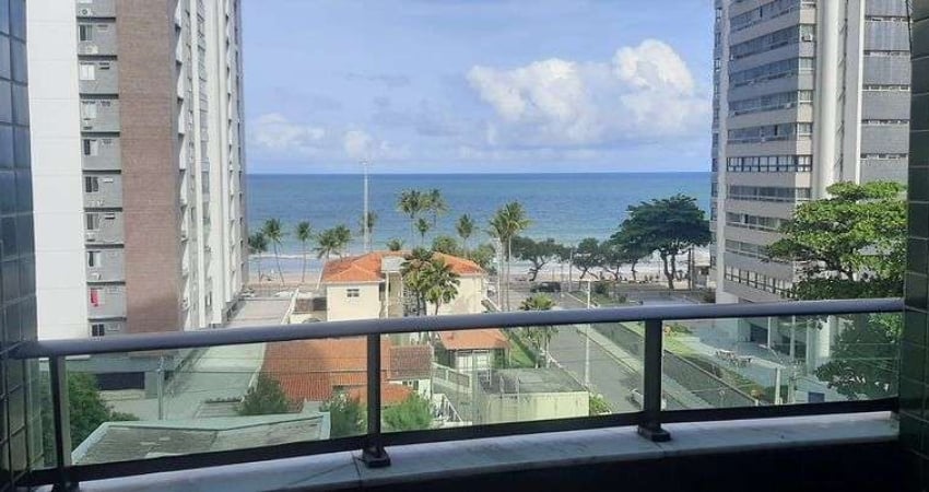 Apartamento em Boa Viagem | 3 quartos - reform. 2 suítes | 96m² | varanda vista mar | lazer completo