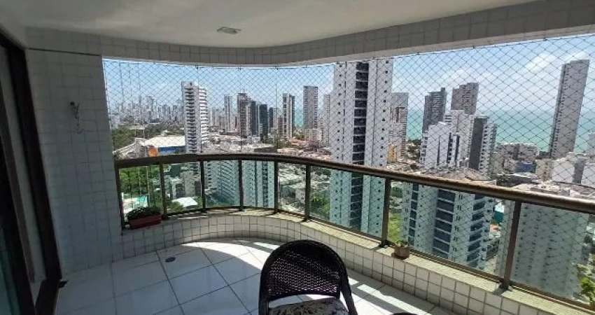 Apartamento em Boa Viagem | 173m² | 4 quartos - 3 suítes | varanda | vista mar | lazer completo