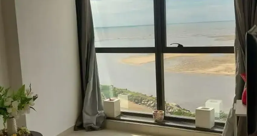 Apartamento na Beira MAr |60m² | 2 quartos | frente mar | lazer completo