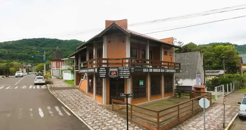 Sala comercial de esquina para alugar no centro de morro reuter (125 m²)