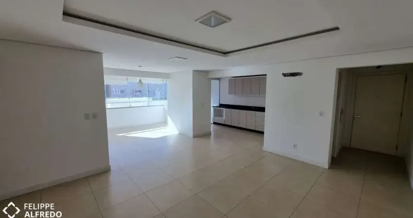 Apartamento semimobiliado para alugar, 3 dorm. (1 suíte), 2 vagas, 124 m² no cen