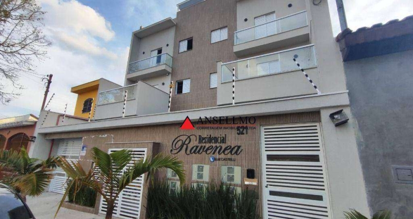 Cobertura com 2 dormitórios à venda, 105 m² por R$ 599.900,00 - Campestre - Santo André/SP