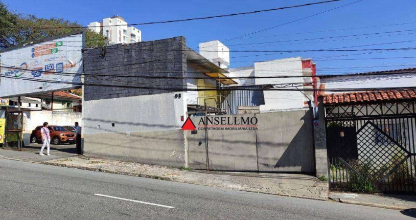 Terreno para alugar, 406 m² por R$ 9.010,00/mês - Vila Campestre - São Bernardo do Campo/SP