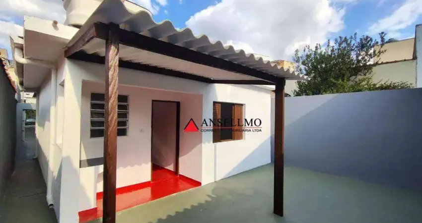 Casa para alugar, 50 m² por R$ 1.766,00/mês - Bangu - Santo André/SP