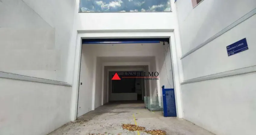 Galpão para alugar, 285 m² por R$ 8.500,00/mês - Bangu - Santo André/SP