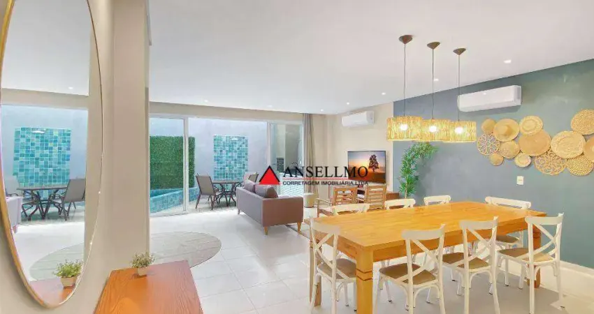 Casa de Alto Padrão com 4 dormitórios à venda, 219 m² por R$ 1.600.000 - Jardim Três Marias - Guarujá/SP