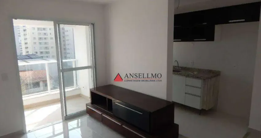 Apartamento com 2 dormitórios para alugar, 60 m² por R$ 3.128,32/mês - Vila Lusitânia - São Bernardo do Campo/SP
