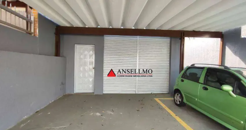 Salão para alugar, 120 m² por r$ 2.900/mês - bangu - santo andré/sp