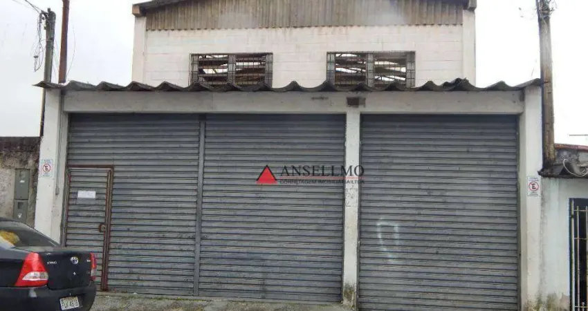 Galpão, 278 m² - venda por r$ 1.250.000,00 ou aluguel por r$ 8.000,00/mês - nova petrópolis - são bernardo do campo/sp