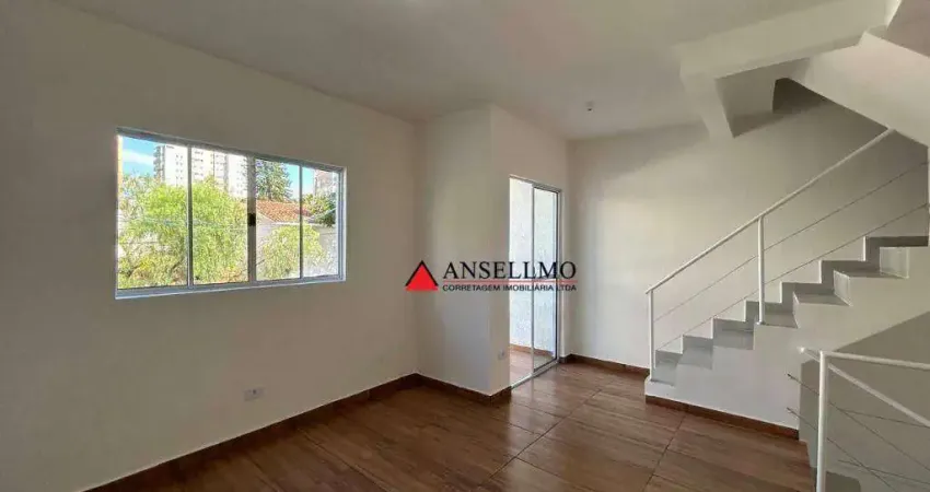 Sobrado novo com 2 dormitórios à venda, 90 m² por r$ 480.000 - nova petrópolis - são bernardo do campo/sp