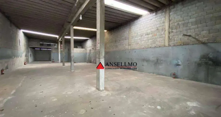 Galpão, 346 m² - venda por r$ 1.200.000,00 ou aluguel por r$ 15.837,00/mês - vila gonçalves - são bernardo do campo/sp