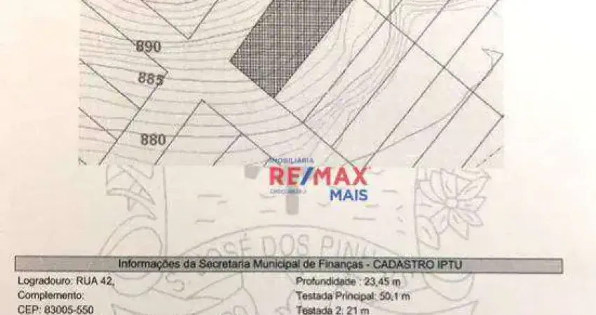 Terreno à venda, 1175 m² por R$ 249.900,00 - Del Rey - São José dos Pinhais/PR