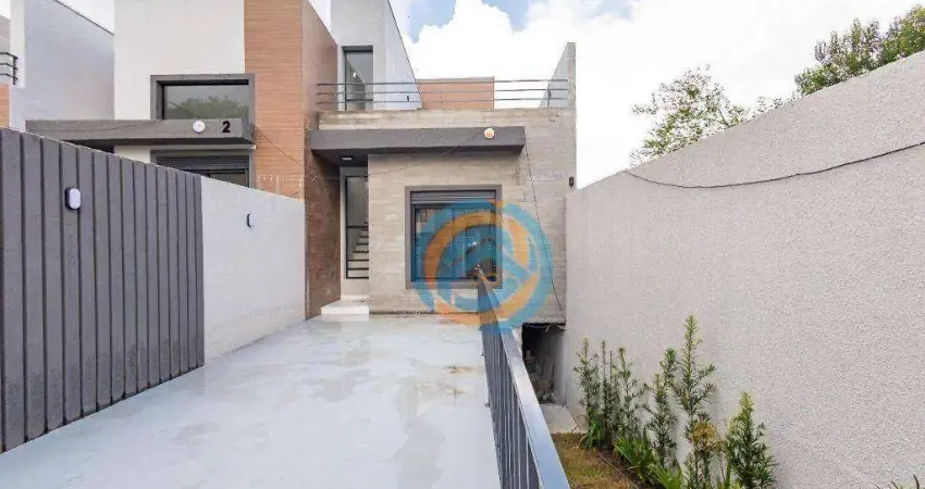 COMPRE SEM ENTRADA Casa Térrea com 2 Suítes, Terraços Privativos e Porão para Renda Extra - 167m² Útil e Total - Investimento Ideal em Curitiba