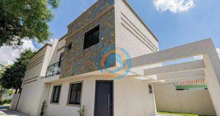 Sobrado com 3 dormitórios à venda, 135 m² por R$ 840.000 - São Braz - Curitiba/PR