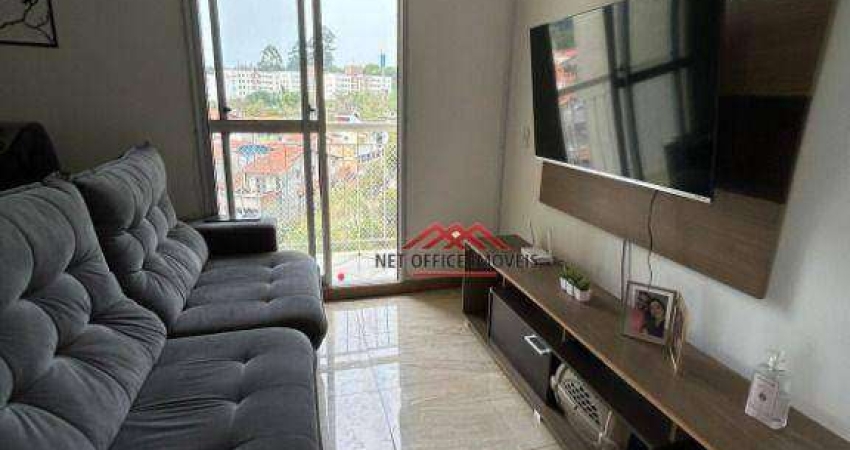 Apartamento com 3 dormitórios à venda, 71 m² por R$ 372.000,00 - Parque Residencial Flamboyant - São José dos Campos/SP