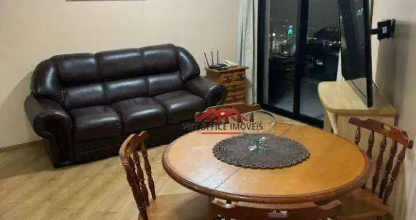 Apartamento com 1 dormitório para alugar, 52 m² por R$ 3.460,00/mês - Jardim São Dimas - São José dos Campos/SP