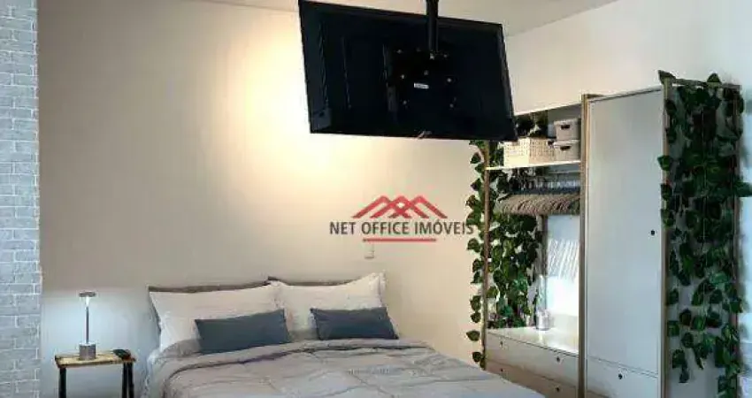 Apartamento com 1 dormitório, 40 m² - venda por r$ 880.000,00 ou aluguel por r$ 5.010,00/mês - jardim aquarius - são josé dos campos/sp