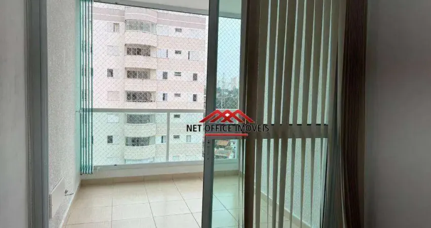 Apartamento com 1 dormitório para alugar, 56 m² por r$ 3.020,00/mês - jardim das colinas - são josé dos campos/sp