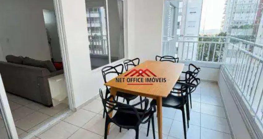 Apartamento para alugar, 70 m² por r$ 4.560,00/mês - jardim aquarius - são josé dos campos/sp
