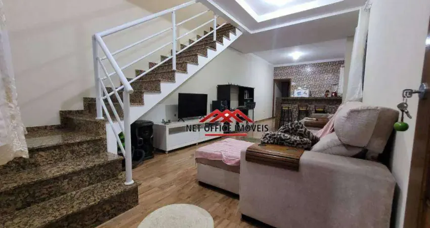 Sobrado com 3 dormitórios à venda, 190 m² por r$ 575.000,00 - jardim paulista - são josé dos campos/sp