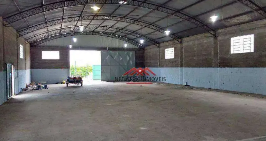 Galpão, 770 m² - venda por r$ 3.400.000,00 ou aluguel por r$ 15.990,00/mês - chácaras reunidas - são josé dos campos/sp