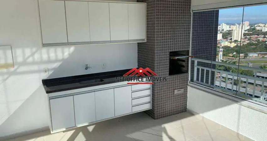 Apartamento com 2 dormitórios para alugar, 82 m² por r$ 5.050/mês - jardim aquarius - são josé dos campos/sp
