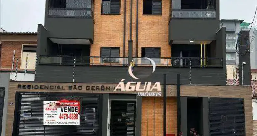 Cobertura nova à venda, 70 m² + 70 m² por r$ 869.000 - jardim bela vista - santo andré/sp