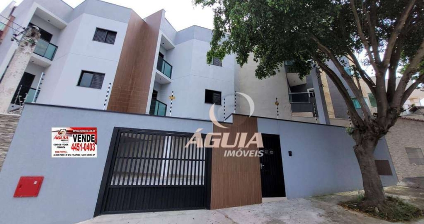 Cobertura com 2 dormitórios à venda, 50 m²+50m²  por R$ 410.000 - Vila Helena - Santo André/SP