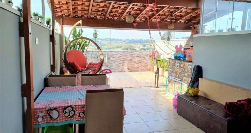 Cobertura com 2 dormitórios à venda, 50 m² + 50 m² por R$ 425.000 - Vila Vitória - Santo André/SP