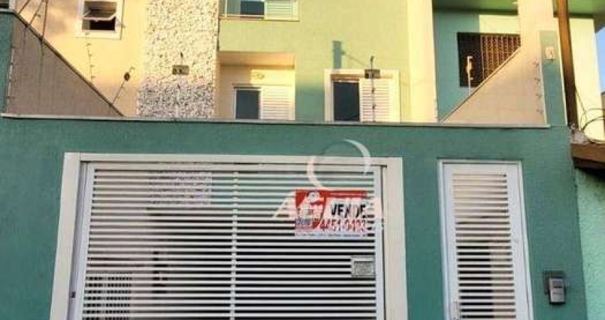 Cobertura com 2 dormitórios à venda, 47 m² + 47 m² por R$ 435.000- Vila Pires - Santo André/SP