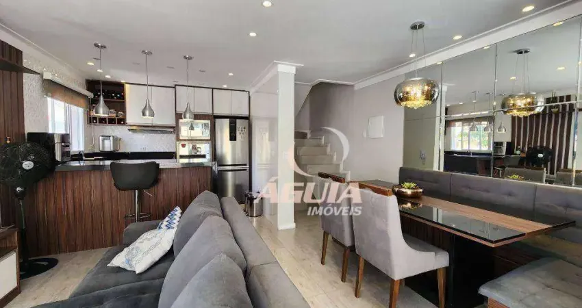 Sobrado com 3 dormitórios à venda, 122 m² por R$ 650.000,00 - Vila Curuçá - Santo André/SP
