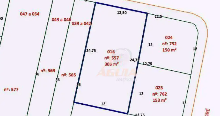 Terreno à venda, 303 m² por r$960.000 - vila floresta - santo andré/sp