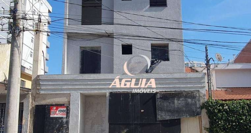 Cobertura com 2 dormitórios à venda, 50 m² + 50m² por R$ 510.000 - Santa Maria - Santo André/SP