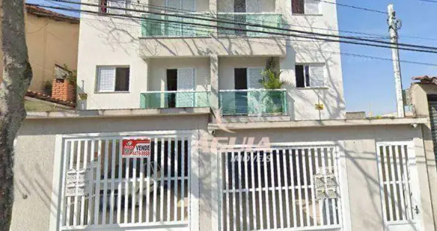 Cobertura com 2 dormitórios à venda, 44 m² por R$ 390.000,00 - Vila Alto de Santo André - Santo André/SP