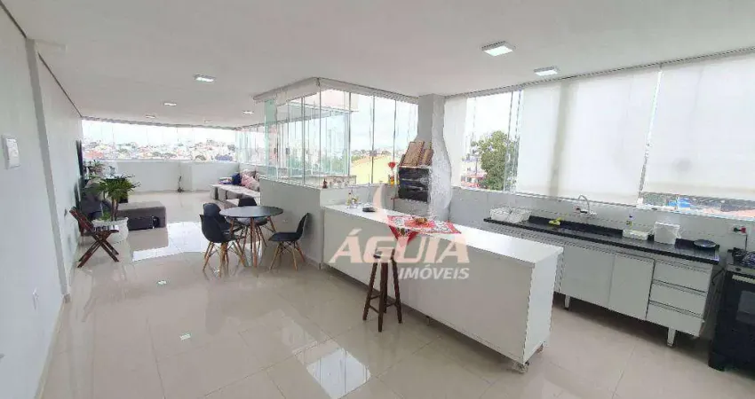 Cobertura com 3 dormitórios à venda, 83 m² por R$ 750.000,00 - Vila Curuçá - Santo André/SP