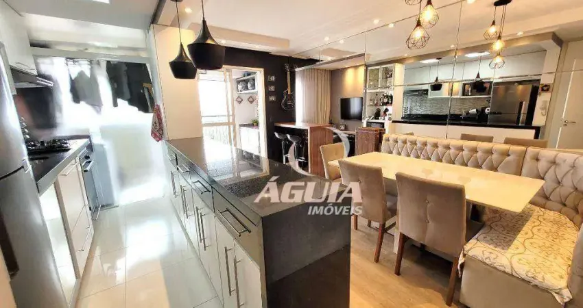 Apartamento com 3 dormitórios à venda, 59 m² por r$ 470.000,00 - vila pires - santo andré/sp