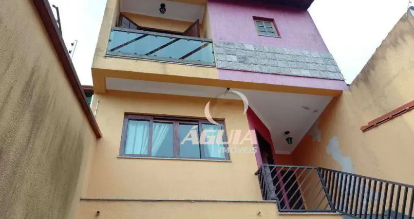 Sobrado com 3 dormitórios à venda, 154 m² por R$ 850.000,00 - Parque Novo Oratório - Santo André/SP