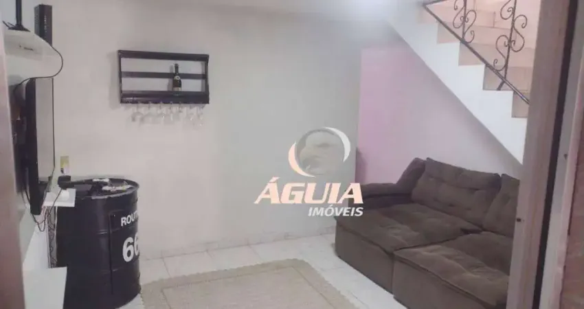 Sobrado com 2 dormitórios à venda, 119 m² por R$ 450.000 - Vila Camilópolis - Santo André/SP