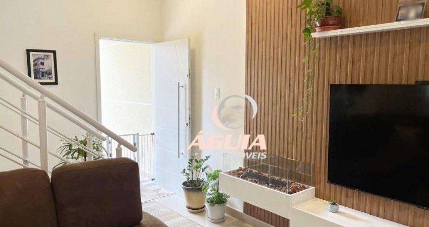 Sobrado com 2 dormitórios à venda, 91 m² por R$ 555.000,00 - Jardim Santo Alberto - Santo André/SP
