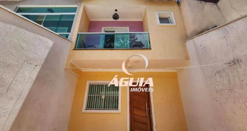 Sobrado com 2 dormitórios à venda, 74 m² por r$ 505.000,00 - parque erasmo assunção - santo andré/sp