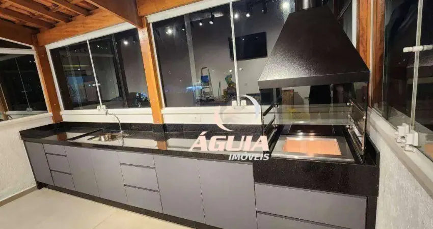 Cobertura com 3 dormitórios à venda, 82 m² por r$ 700.000 - vila curuçá - santo andré/sp