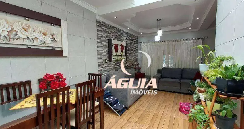 Casa com 2 dormitórios à venda, 105 m² por r$ 680.000,00 - vila tibiriçá - santo andré/sp