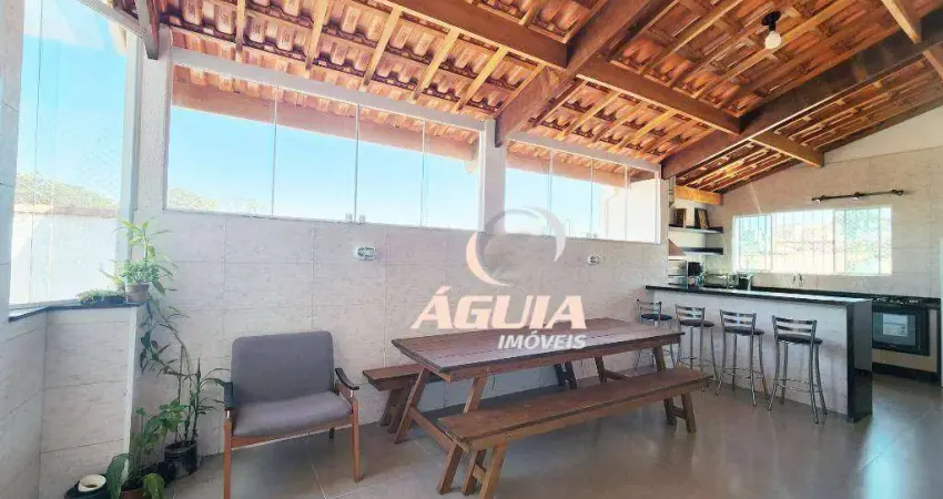 Casa com 3 dormitórios à venda, 160 m² por r$ 1.080.000,00 - parque jaçatuba - santo andré/sp