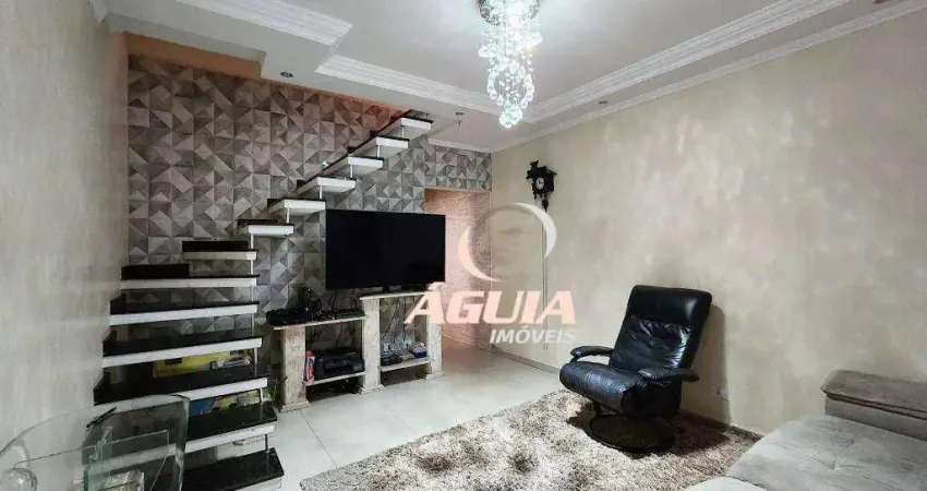 Sobrado com 2 dormitórios à venda, 146 m² por r$ 590.000,00 - parque capuava - santo andré/sp